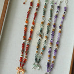 Zebra Enamel Beaded Necklace - floysun