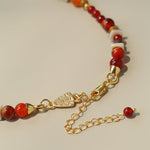 Zebra Enamel Beaded Necklace - floysun