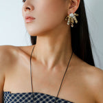 Zebra Stone Tassel Earrings - floysun