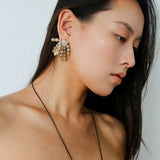 Zebra Stone Tassel Earrings - floysun
