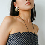 Zebra Stone Tassel Earrings - floysun
