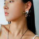 Zebra Stone Tassel Earrings - floysun