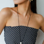 Zebra Stone Tassel Earrings - floysun