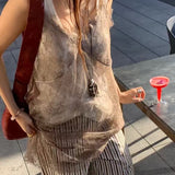 Zebra Stone Tassel Necklace - floysun