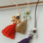 Zebra Tassel Long Necklace - floysun