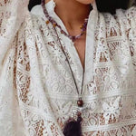 Zebra Tassel Long Necklace - floysun