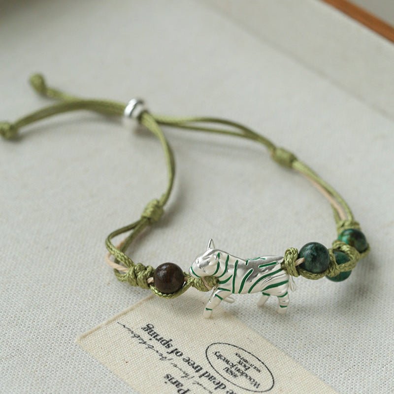 Zebra Woven Bracelet - floysun
