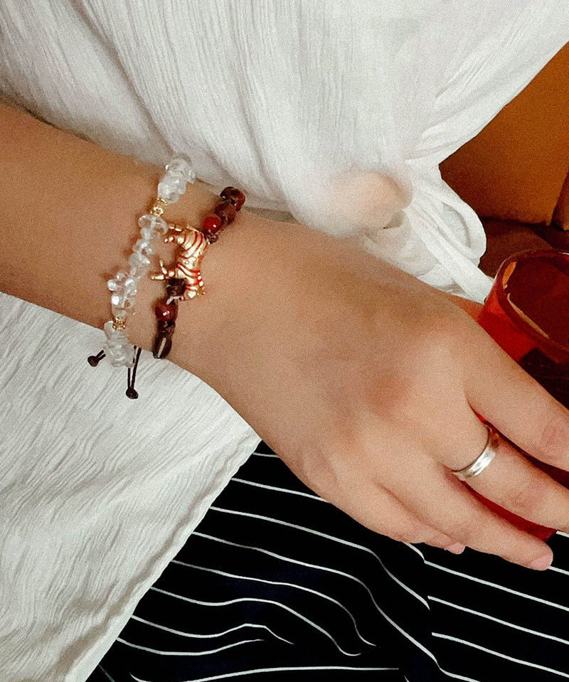 Zebra Woven Bracelet - floysun