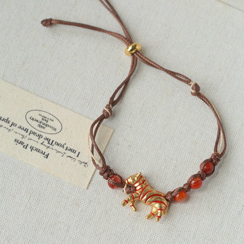 Zebra Woven Bracelet - floysun
