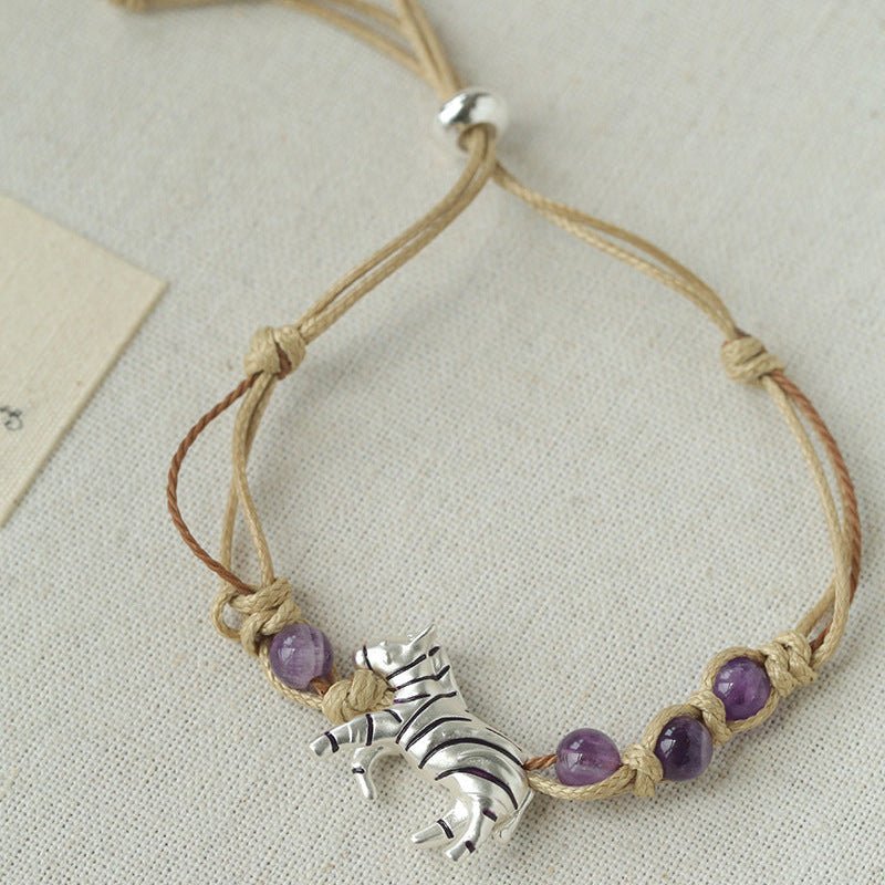 Zebra Woven Bracelet - floysun