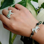 Zebra Woven Bracelet - floysun