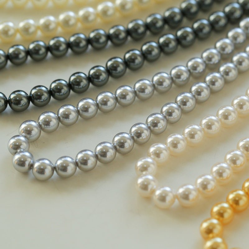 10mm Pearl Beaded Necklace - floysun