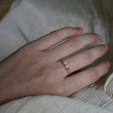 Double Pearl Handmade Ring
