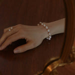 14k Gold Filled Pearl Bracelet - floysun