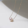 14K Gold Filled Retro Pearl Chain Pearl Necklace C - floysun