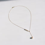 14K Gold Retro Pearl Y-chain Pearl Necklace D - floysun