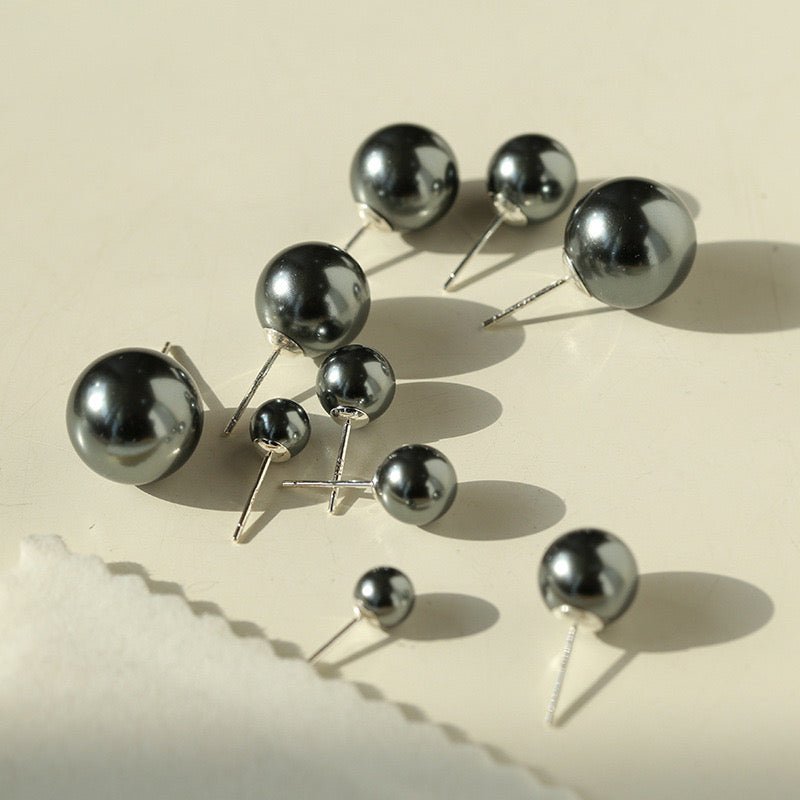 6/8/10/12/14mm Korean Artificial Pearl Earring (Buy one get one) - floysun