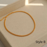 Chain Twist Snake Bone Necklace