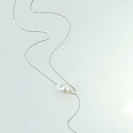 925 Silver Baroque Y-shaped Necklace - floysun