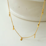 925 Silver Drop Collar Necklace - floysun