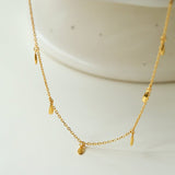 925 Silver Drop Collar Necklace - floysun