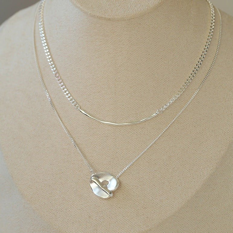 925 Silver Geometric Versatile Long Necklaces - floysun