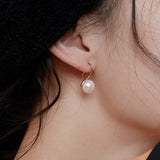 925 Silver Natural Pearl Earrings - floysun