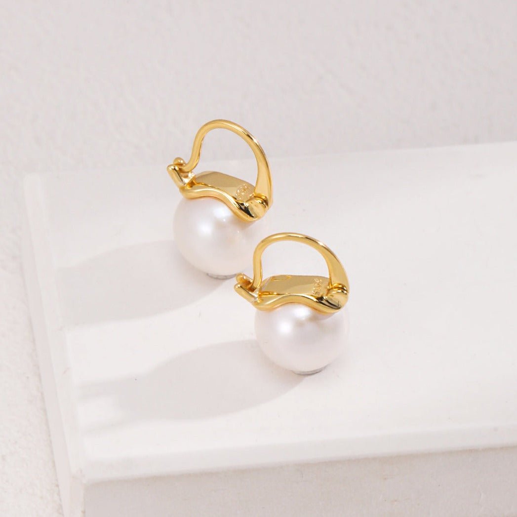 925 Silver Natural Pearl Earrings - floysun
