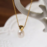 925 Silver Pearl Necklace - floysun
