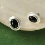 925 Silver Simple Oval Earrings - floysun