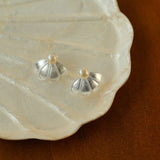 925 Silver Soma Flower Pearls Earrings - floysun