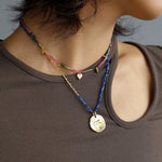 925 Sterling Silver Multi-Gemstone Necklace - floysun