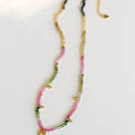 925 Sterling Silver Multi-Gemstone Necklace - floysun