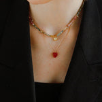 925 Sterling Silver Multi-Gemstone Necklace - floysun