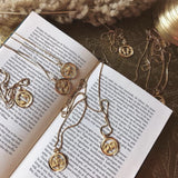Retro Hollow Zodiac Necklace