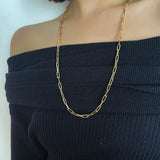 Chain Twist Snake Bone Necklace