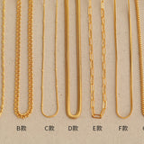Chain Twist Snake Bone Necklace