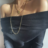 Chain Twist Snake Bone Necklace