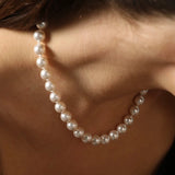 Swarovski Knotted Pearl Necklace