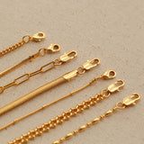 Chain Twist Snake Bone Necklace