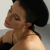 Graduated Pearl Linear Earrings