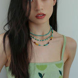 Turquoise Beaded Necklace