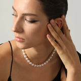 Swarovski Knotted Pearl Necklace