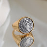 Antique Roman Silver Coin Ring - floysun