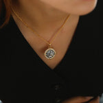 Apollo Silver Coin Necklace - floysun