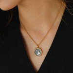 Apollo Silver Coin Necklace - floysun