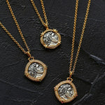 Apollo Silver Coin Necklace - floysun