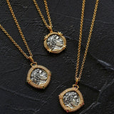 Apollo Silver Coin Necklace - floysun