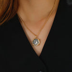 Apollo Silver Coin Necklace - floysun