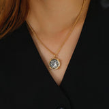 Apollo Silver Coin Necklace - floysun